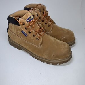 Mens Goodyear Suade Steel Toe Slip Resistant Work Boot Size 11